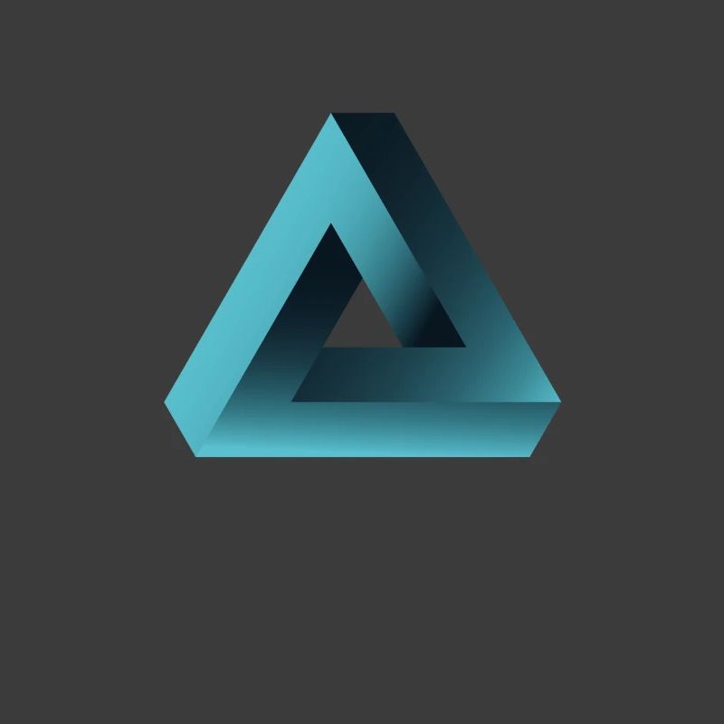 illusion optical illusion triangle nerd geek tri