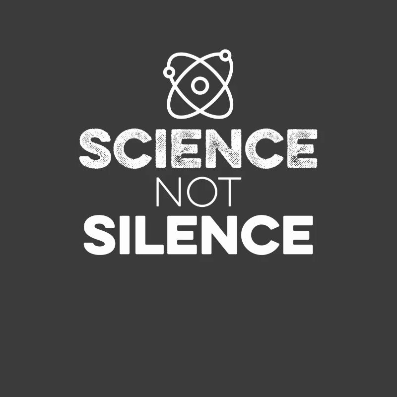 Science Not Silence With Atom Tee - Keep Earth