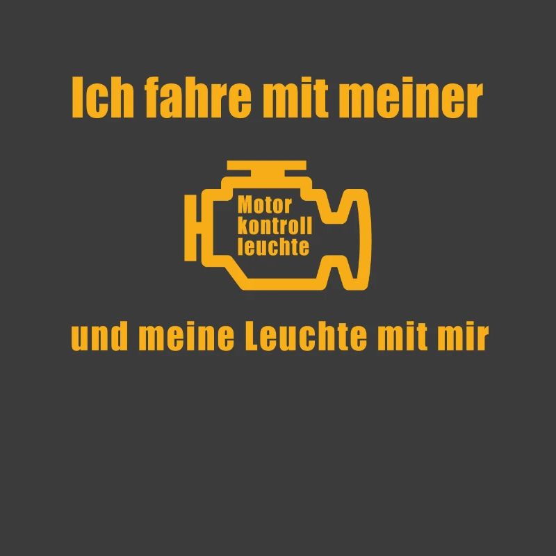 I drive with my engine indicator light