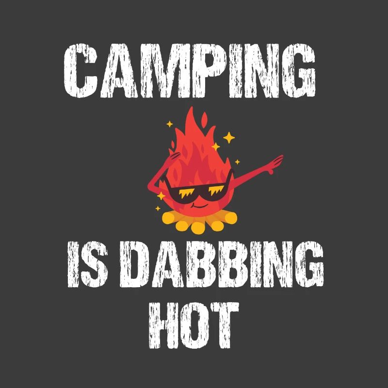 Camping fire dabbing campfire gift