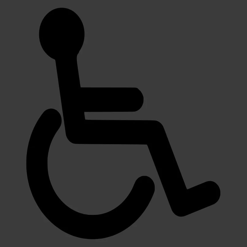 Grundlegendes Rollstuhlsymbol #