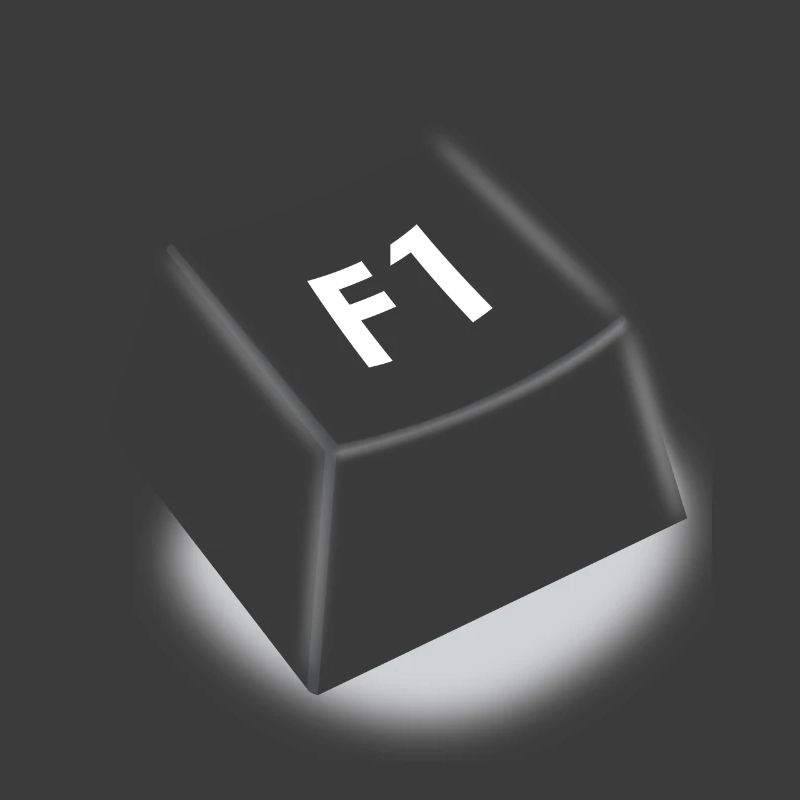 f1 Hilfe Knopf