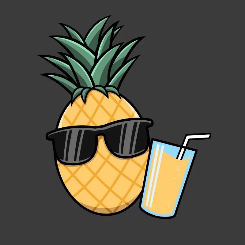 Ananas Sommer Sonnenbrille