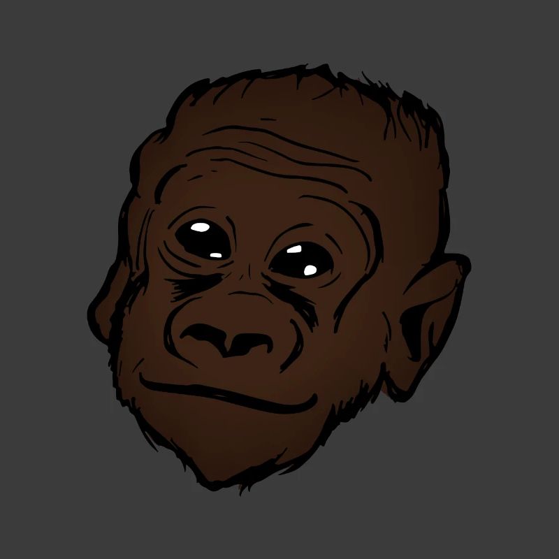 Gorilla Tiermotiv