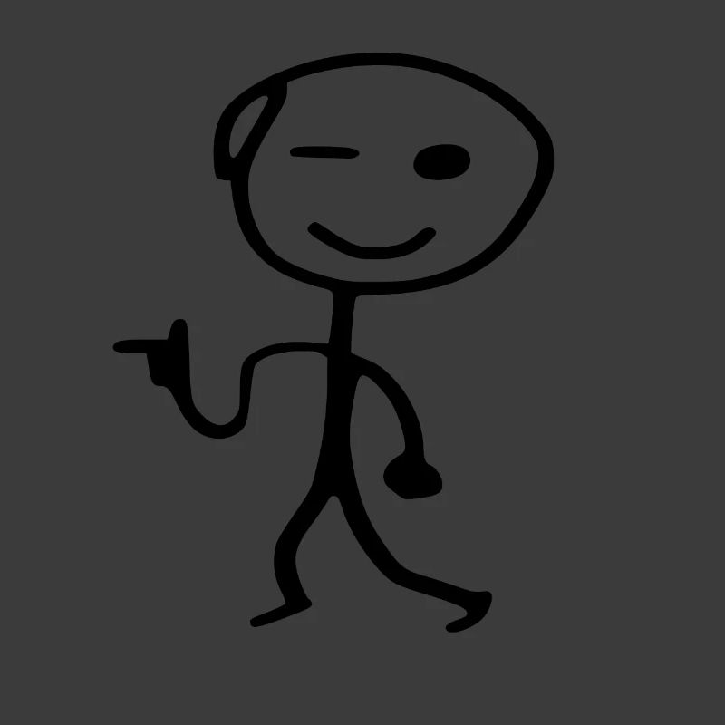 Strichmännchen cool man