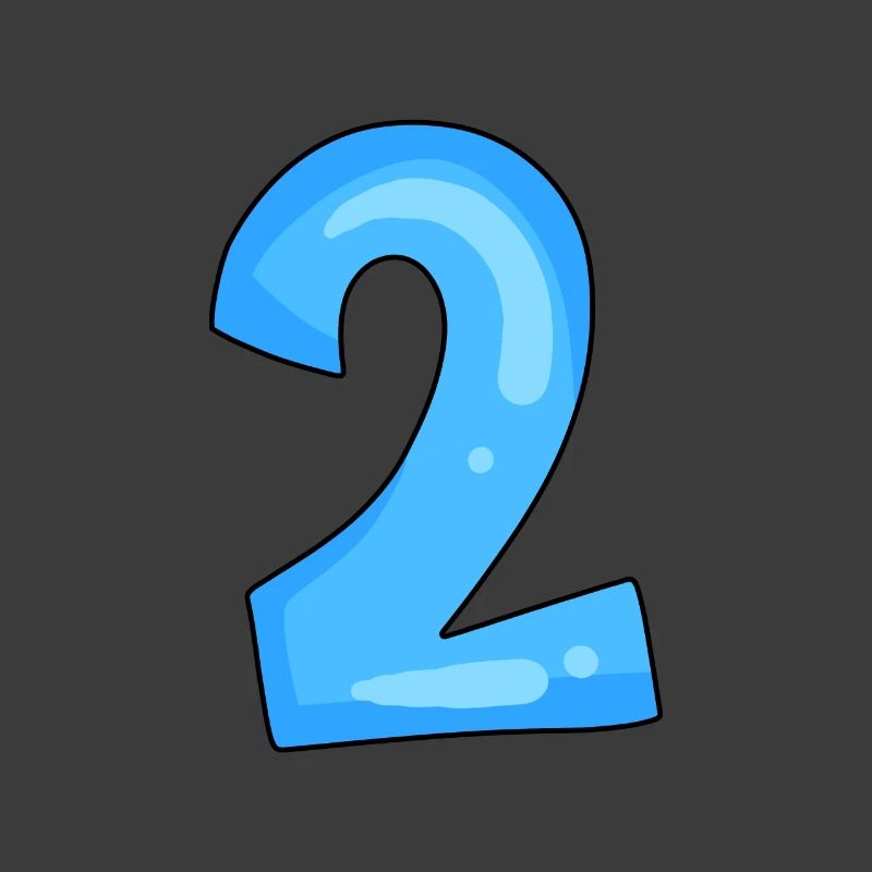 2 blau