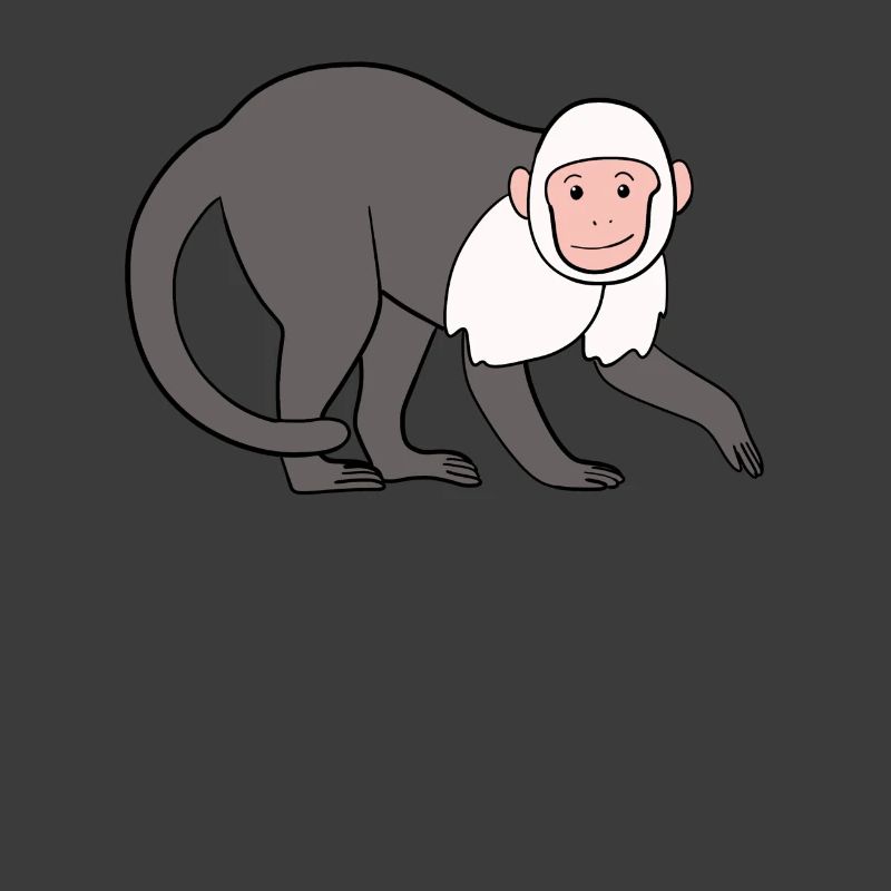 Kapuzineraffen Affe