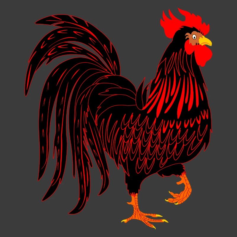 Schwarzer Hahn Coq