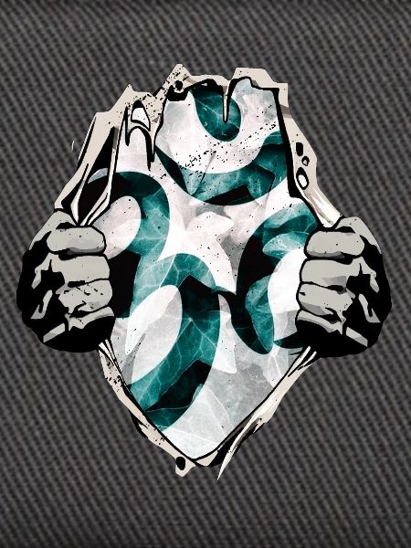 Om unterm Shirt