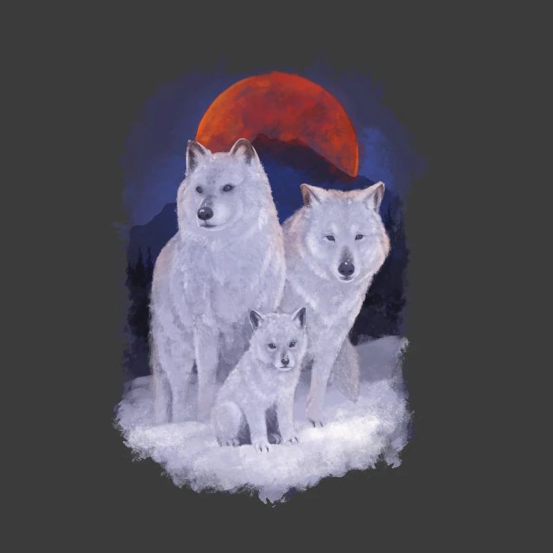 Wolfsfamilie