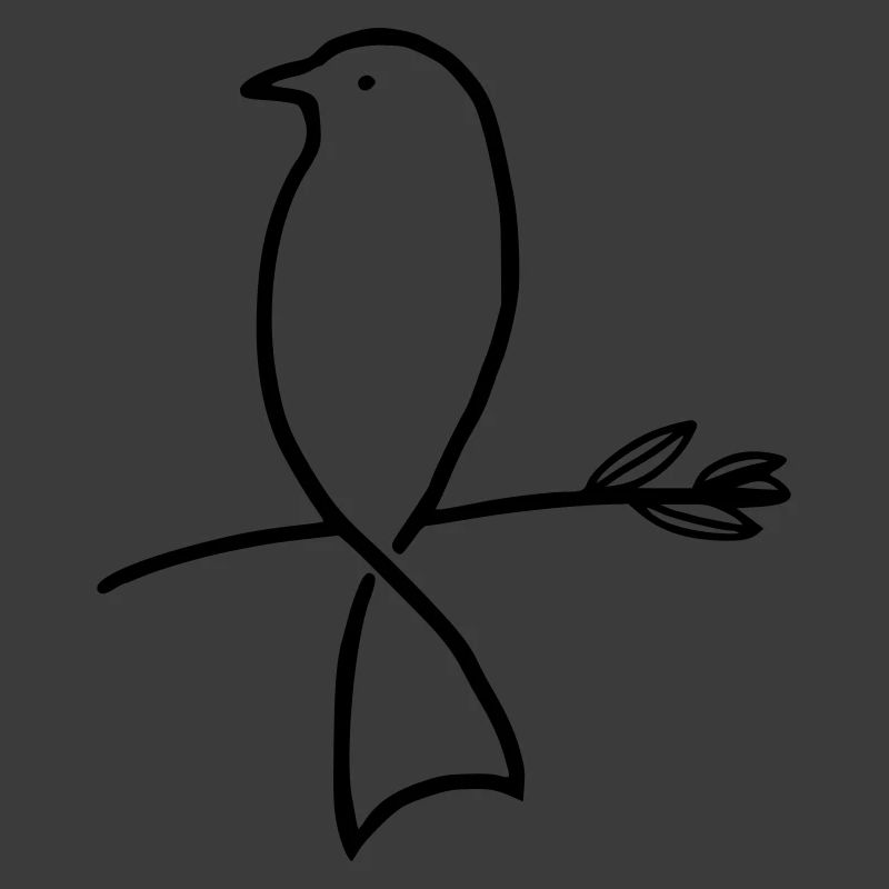 Vogel auf einem Ast