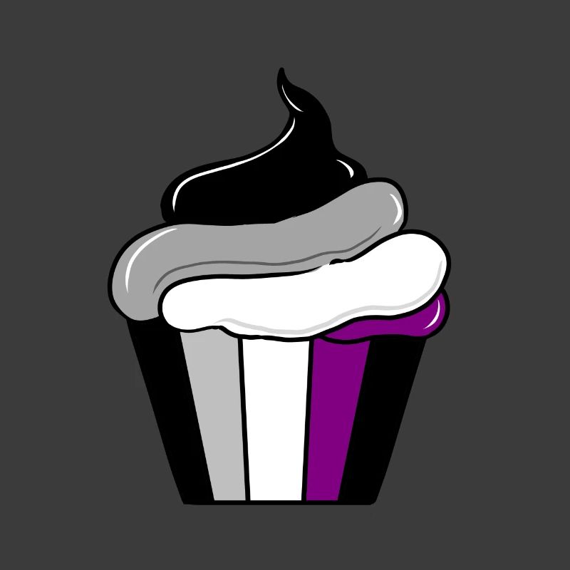 Ace Pride Cupcake