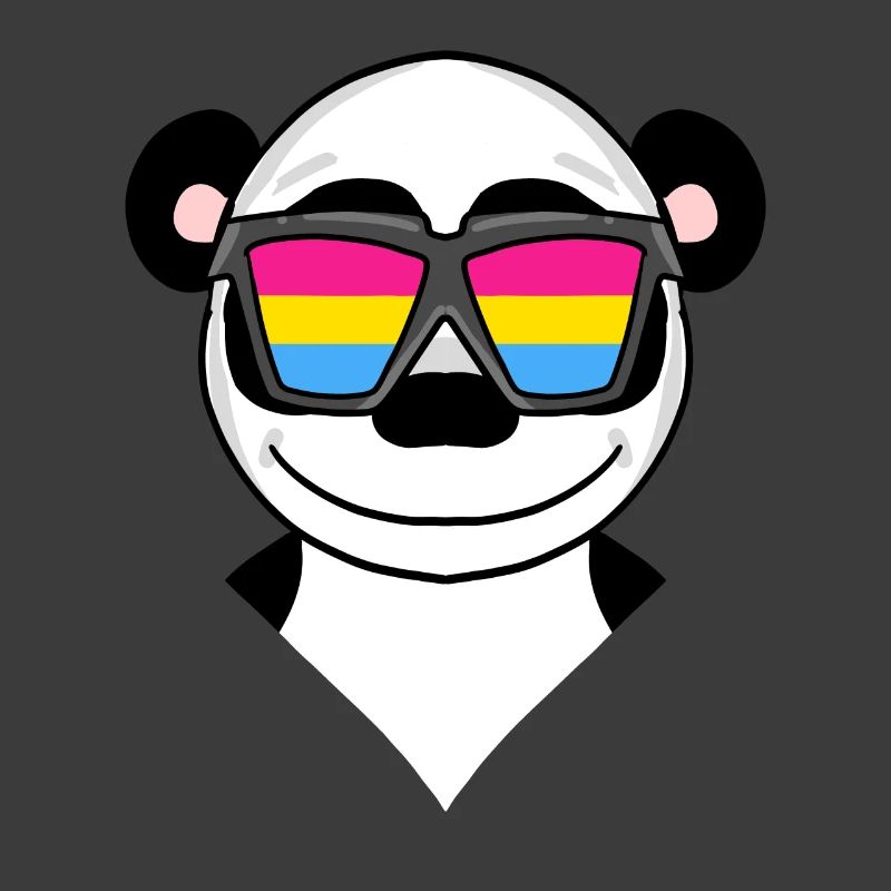 Pansexual Panda - Panda with glasses