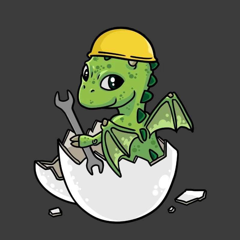 Dino Craftsman Eggshell Tool Car Workshop