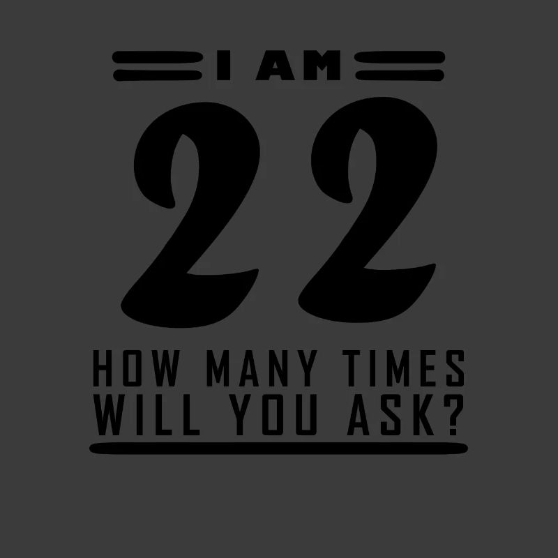 Ich bin 22 – 22. Geburtstag Geschenk