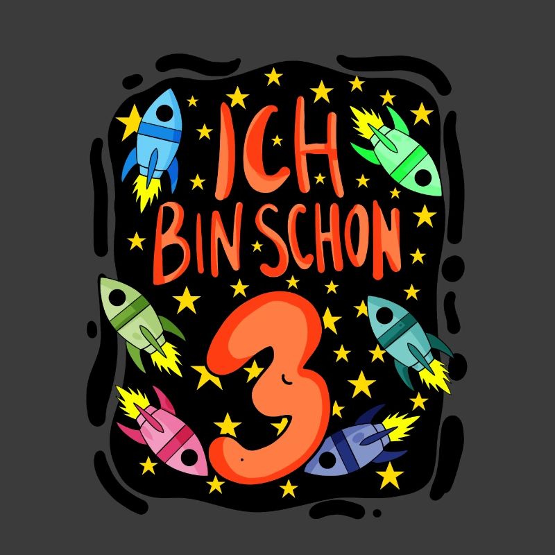 3 Jahre alt Junge - 3 Geburtstag - Ich bin 3