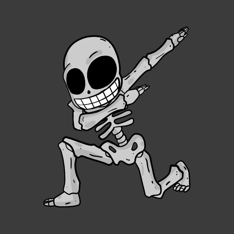 Skeleton dabbing