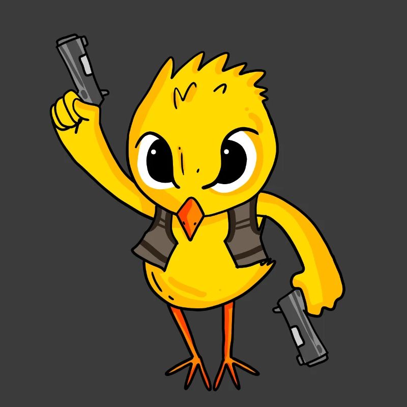 Chicks with pistol