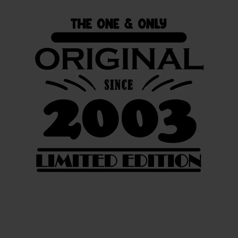 2003 - Year of construction 2003 - Born 2003
