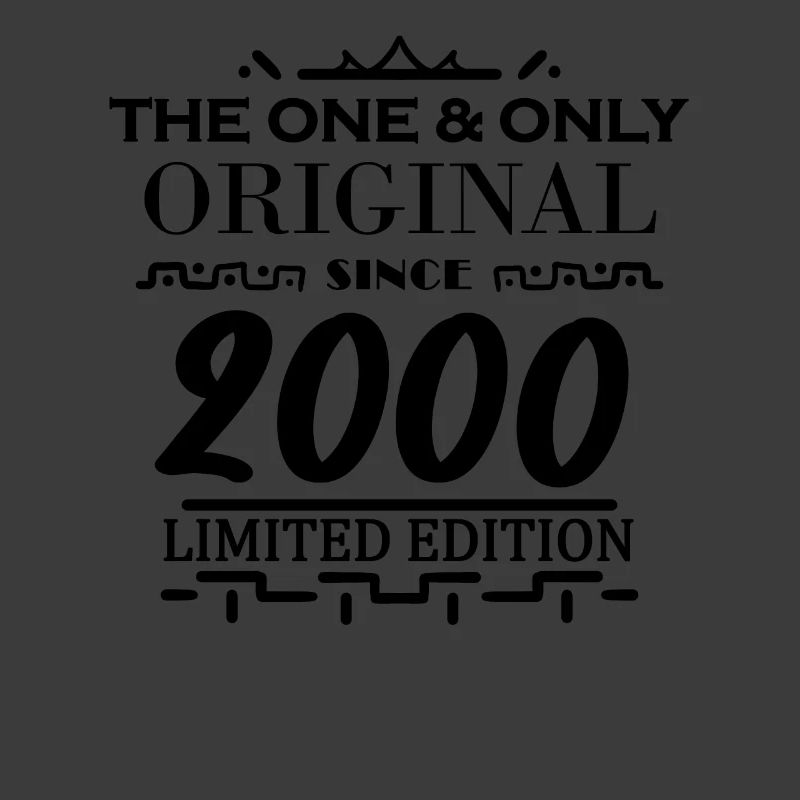 2000 - Année de construction 2000 - Année de naissance 2000