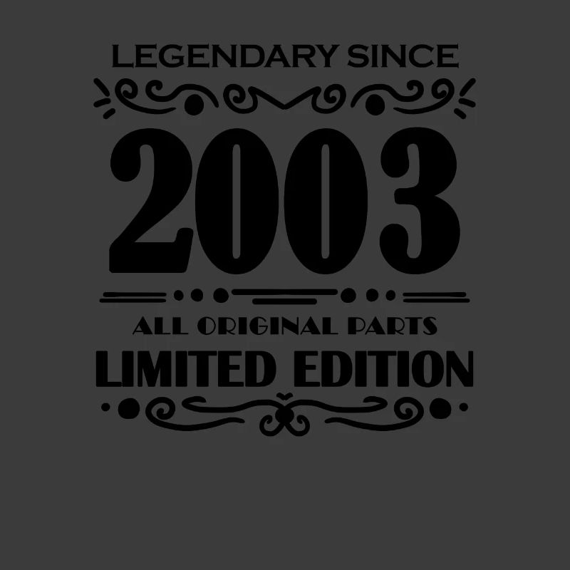 2003 - Né 2003 - Année de construction 2003