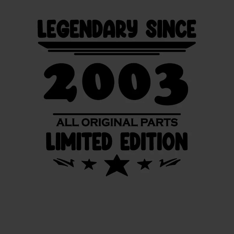 2003 - Né 2003 - Année de construction 2003