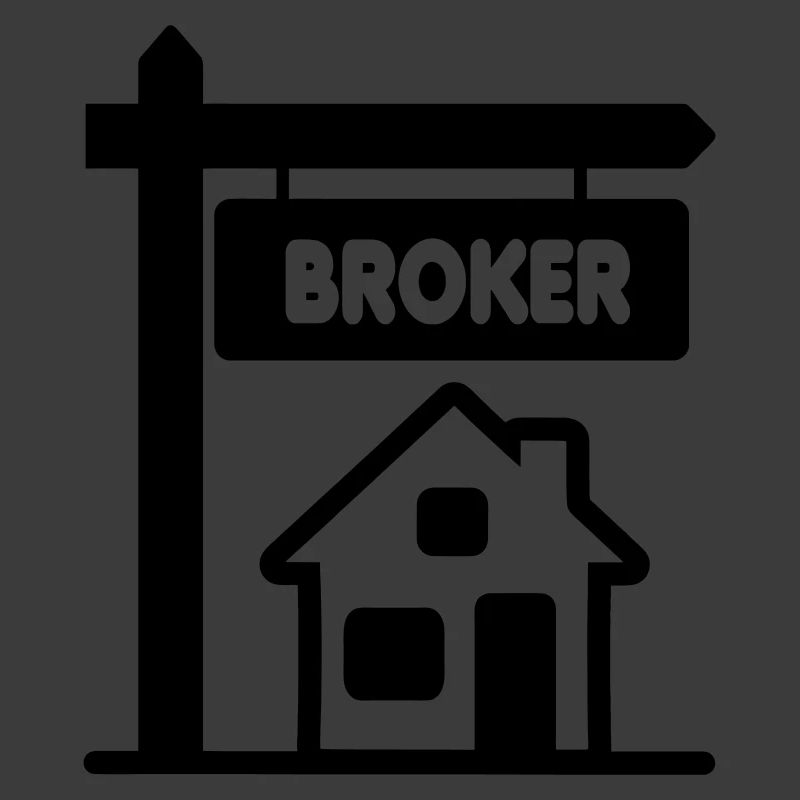 Broker mit Text BROKER