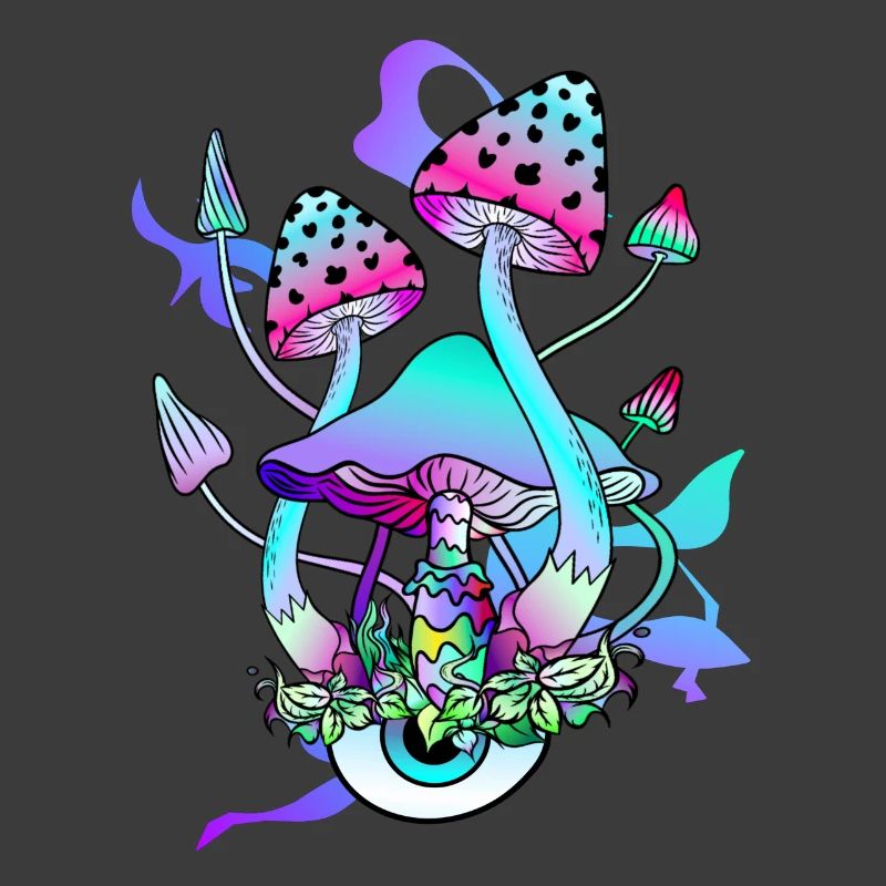 Trippy Hippie Champignon Psychédélique