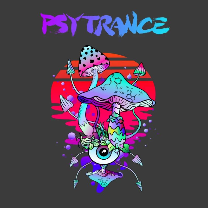 Psytrance Psychedelic Magic Mushrooms