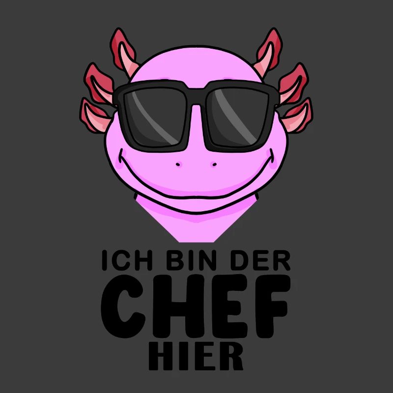 cooler Axolotl Chef Spruch