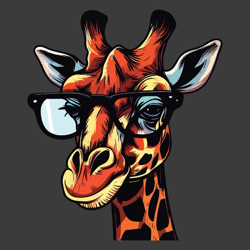 Cartoon Comic Giraffe Design