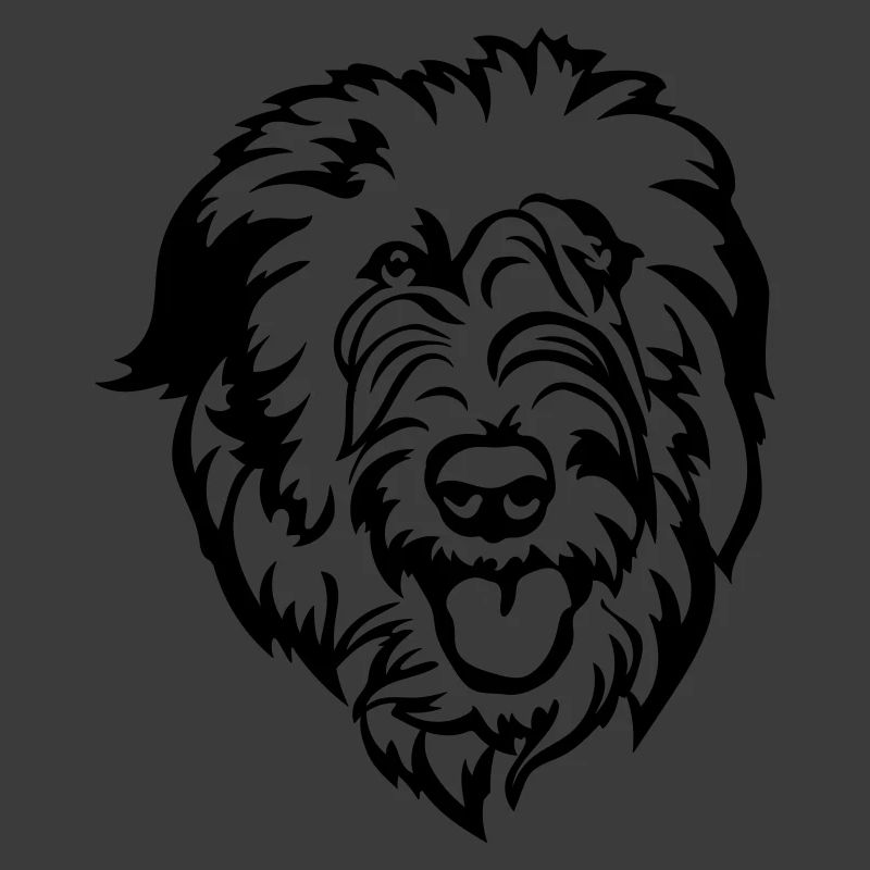 Irish Wolfhound Kopf