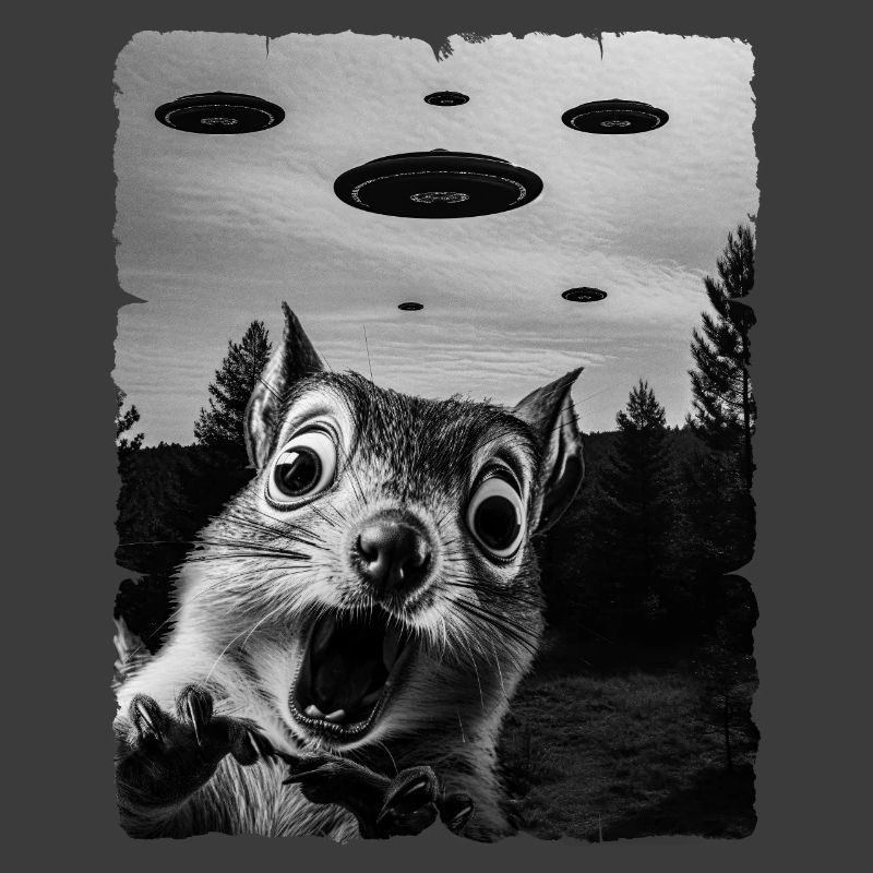 Eichhörnchen Auserirdisch Invasion Uap Weirdcore