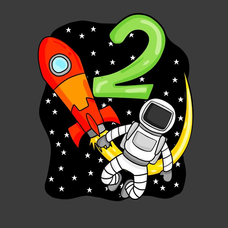 2 Birthday Boy Astronaut