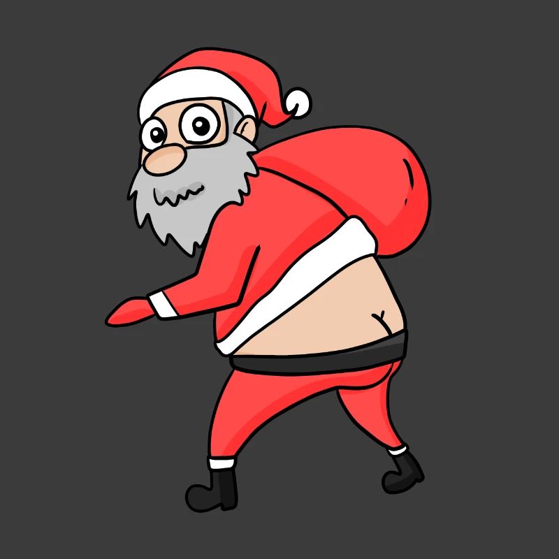 Weihnachtsmann Hintern Lustig