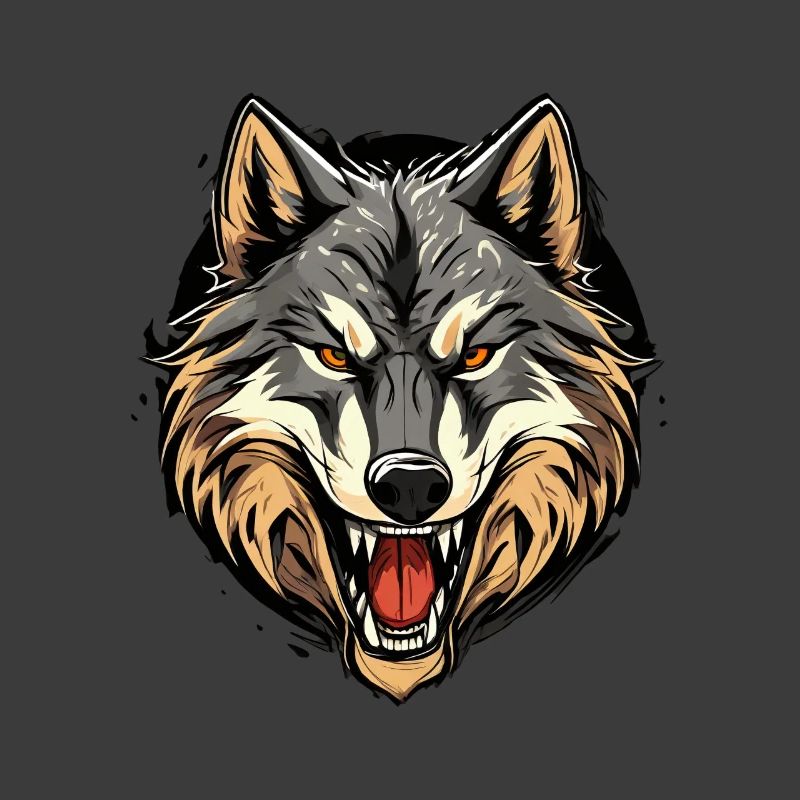 Wolfsgewitter Kopfprint