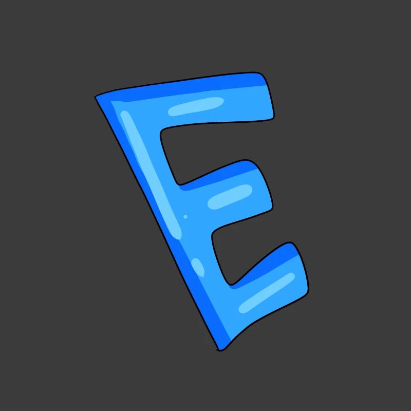 Buchstabe E Anfangsbuchstabe