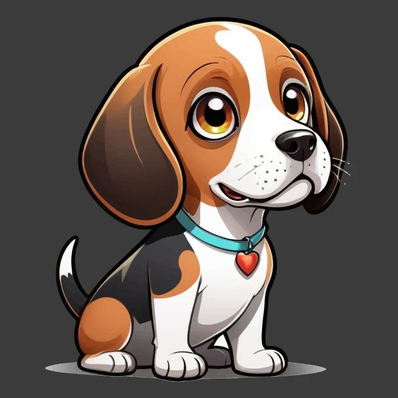 Beagle Heart Pup