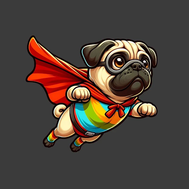 Superhelden-Mops