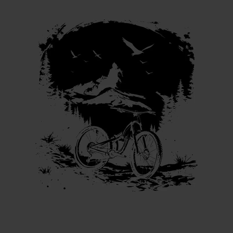 Mountainbiking Skizze