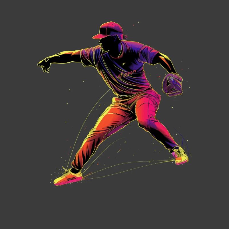 Baseballer Retrowave
