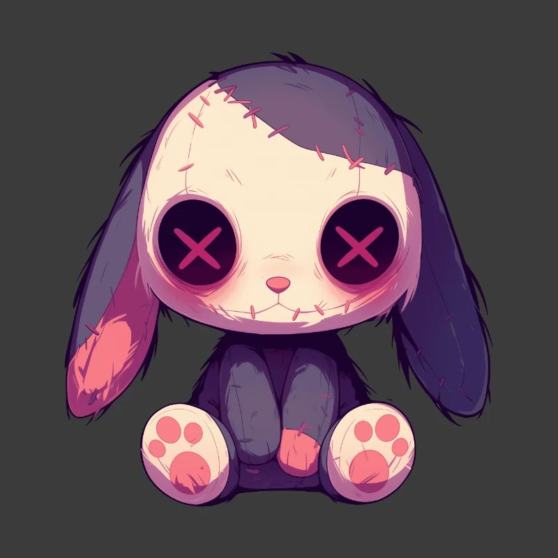 Goth Bunny Cute Bunny Gothic Doll Grunge Gift