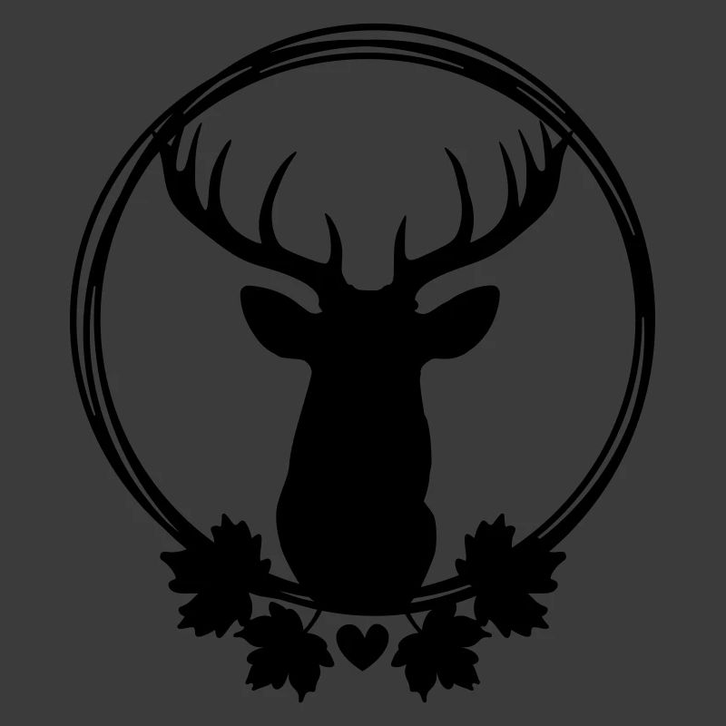Wreath with deer