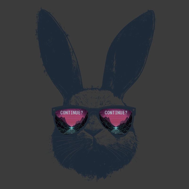 Retro Bunny Sunglasses Synthwave Gaming Gift