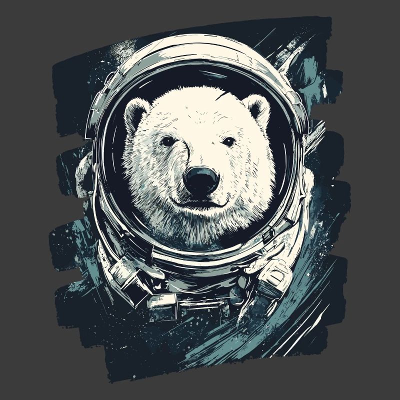 Eisbär Astronaut