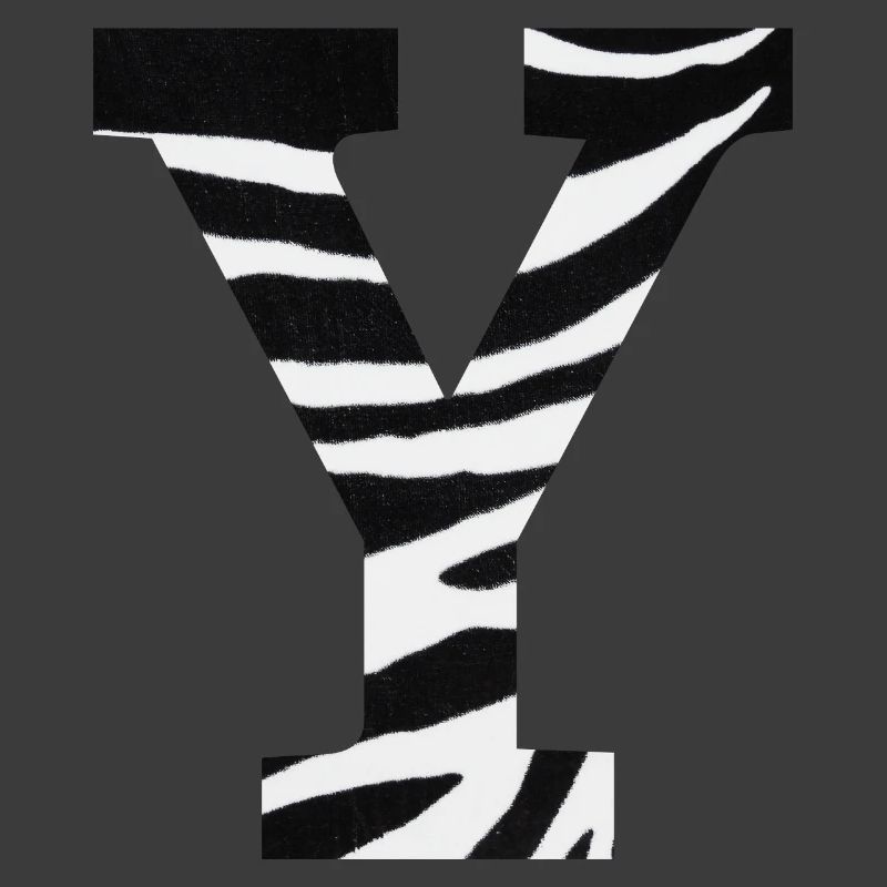 Buchstabe und Zebra