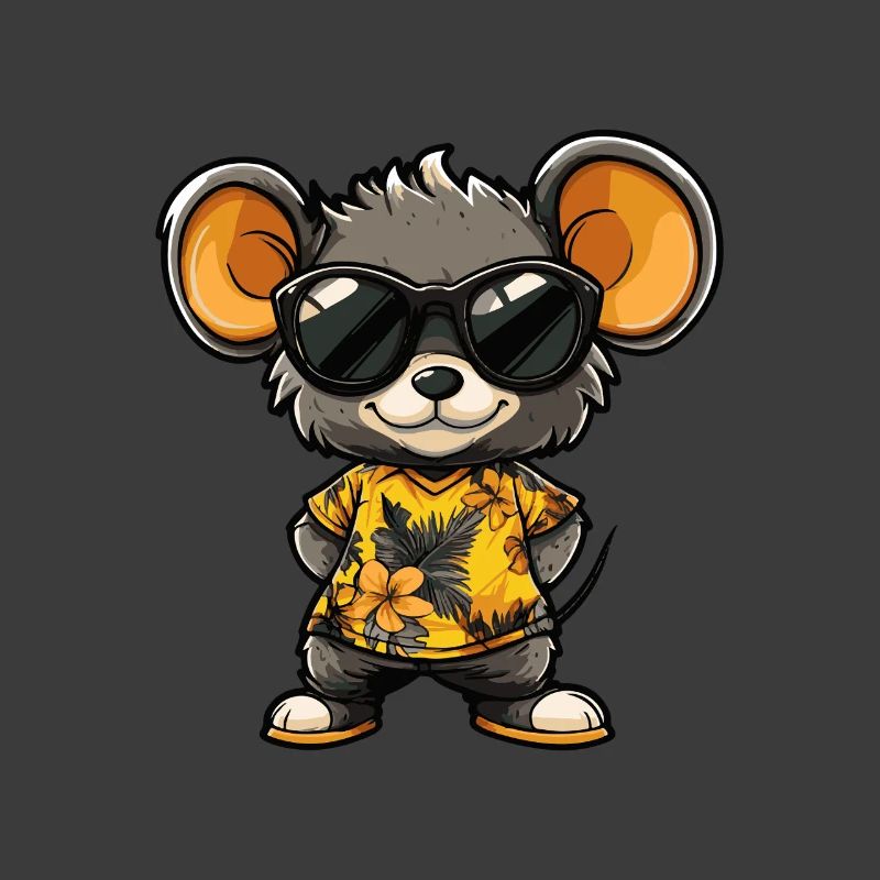 Mouse Comic Cool Summer