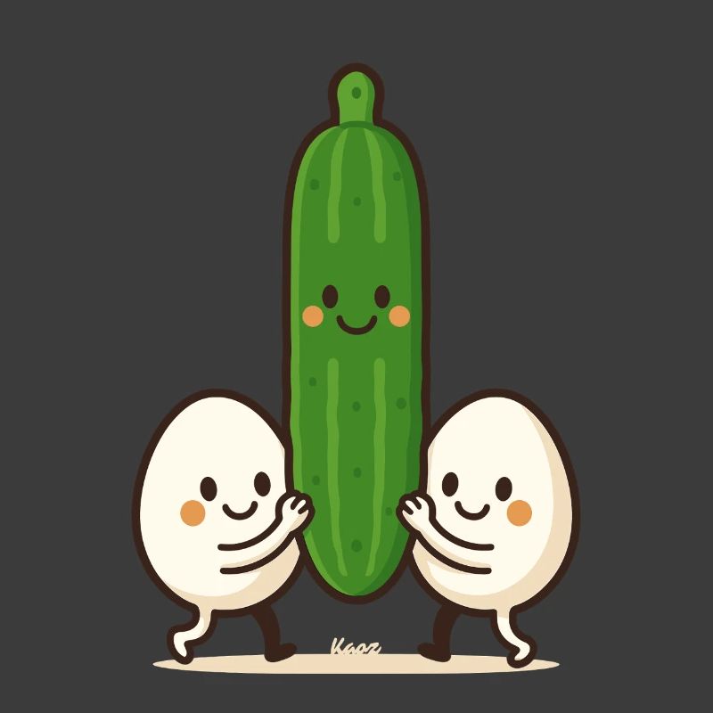 Zwei Eier & eine Gurke – Beste Freunde