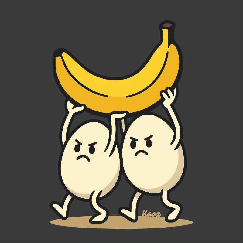 Teamwork – Zwei Eier und eine Banane