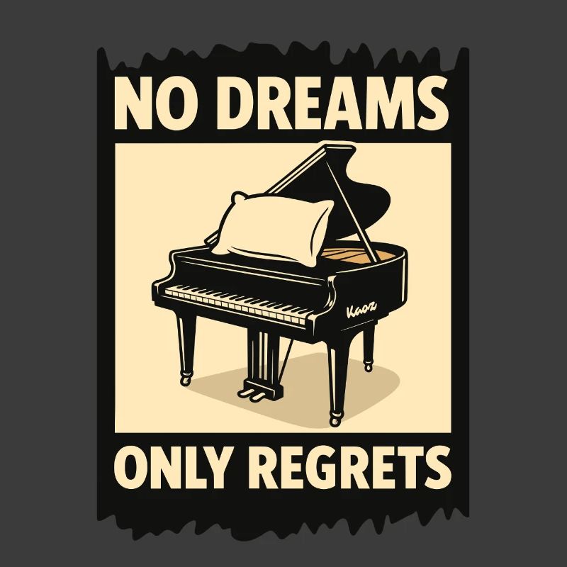 Piano à queue avec coussin